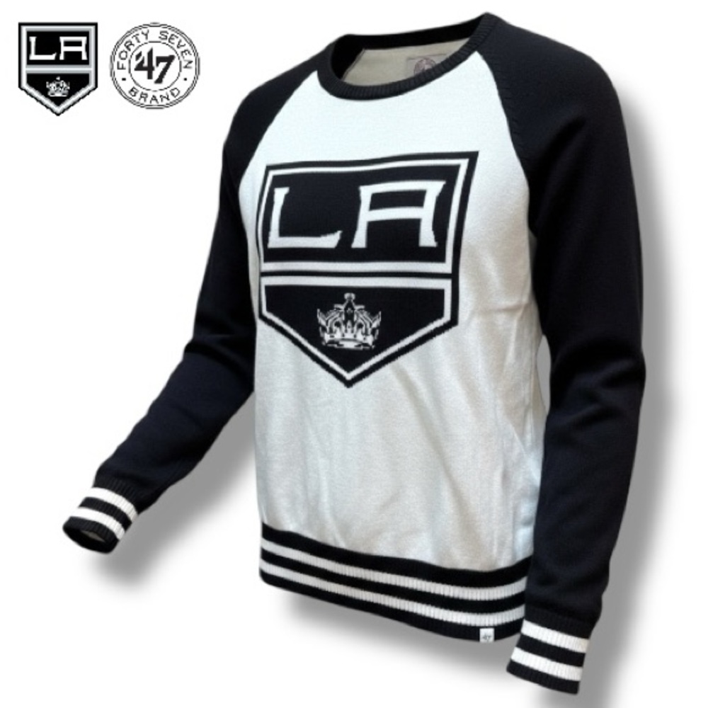 🏒47 Brand LA Kings Hockey Wmn’s Sweater Cotton Knit Los Angeles RARE | Sz M